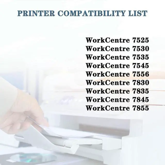 Alt view image 2 of 7 - Compatible for Xerox 013R00662 Black / Color Drum Unit, Large Capacity Work with WorkCentre 7525 7530 7535 7545 7556 7830 7835 7845 7855 Printer Black