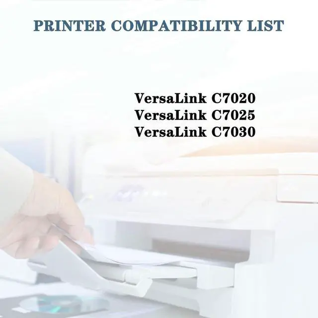 Alt view image 2 of 7 - C7000 Series Compatible for Xerox 113R00780 Black / Color Drum Unit, Large Capacity Work with VersaLink C7020 C7025 C7030 Printer Cyan