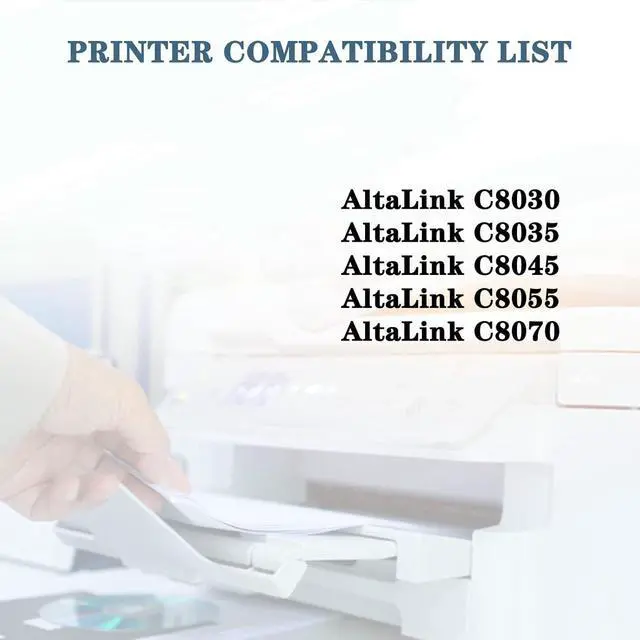 Alt view image 2 of 7 - C8000 Series Compatible for Xerox 013R00662 Black / Color Drum Unit, Large Capacity Work with AltaLink C8030 C8035 C8045 C8055 C8070 Printer Yellow