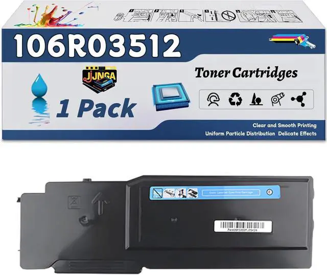 Main image of Work for Xerox VersaLInk C400N C400DN C400DNM C405 Printers, Replacement for Xerox 106R03512 Toner Cartridges, Capacity of 6000 Pages (1 Pack Cyan)