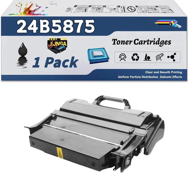 Main image of Work for Lexmark XS651de MFP XS652de MFP XS654de MFP XS658dfe MFP XS658dme MFP Printers, Replacement for Lexmark 24B5875 Toner Cartridges, Capacity of 46000 Pages (1 Pack Black)