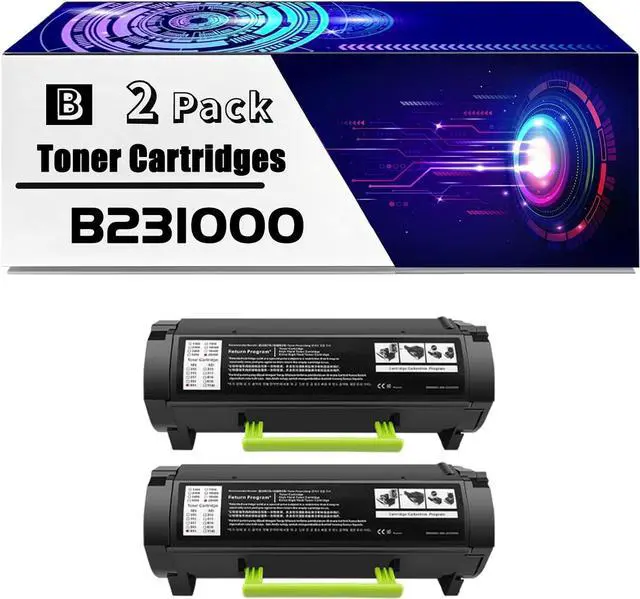 Main image of B231000 Toner Cartridges is Compatible for Lexmark B2338dw B2442dw B2546dw B2650dn B2650dw MB2338adw MB2442adwe MB2546ade Printers (2-Pack Black)