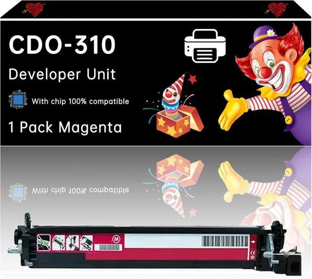 Main image of CDO-310 Developer Unit Compatible with Pantum CM7107DN CP2507DN Printers, Enhanced Durability, Ideal for High-Volume Printing (1 Pack Magenta)