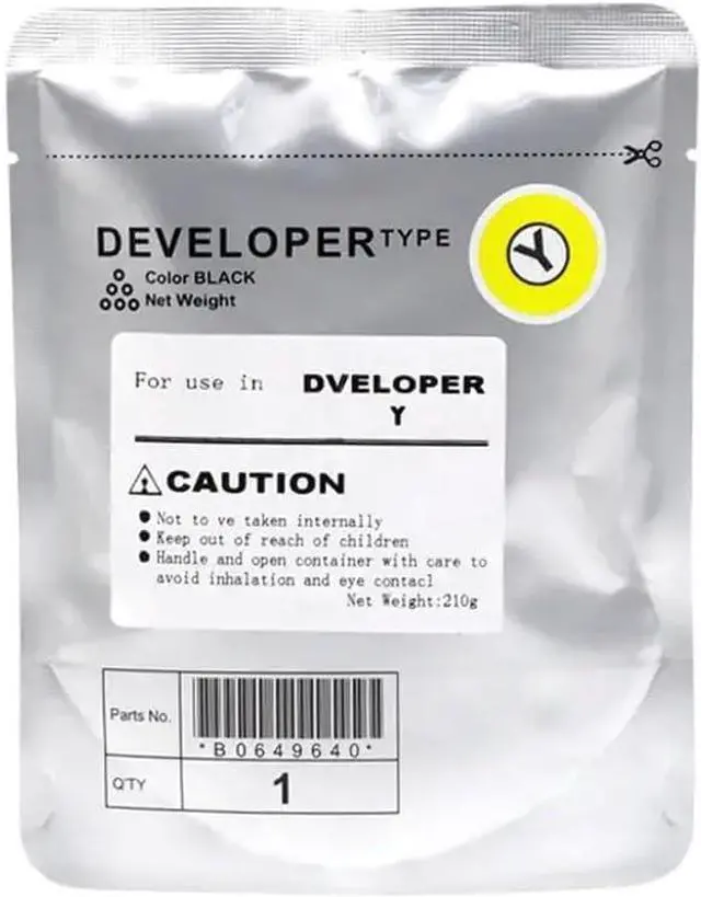 Main image of Compatible DV321 DV 321 C308 C258 Developer Powder for C224 C284 C364 Printers CMYK(DV321-Yellow)