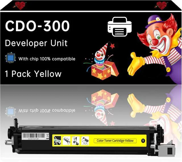 Main image of CDO-300 Developer Unit Compatible with Pantum CP2300 CP2500 CP2506DNPLUS CM7105DN CM7100 Printers, Enhanced Durability, Ideal for High-Volume Printing (1 Pack Yellow)