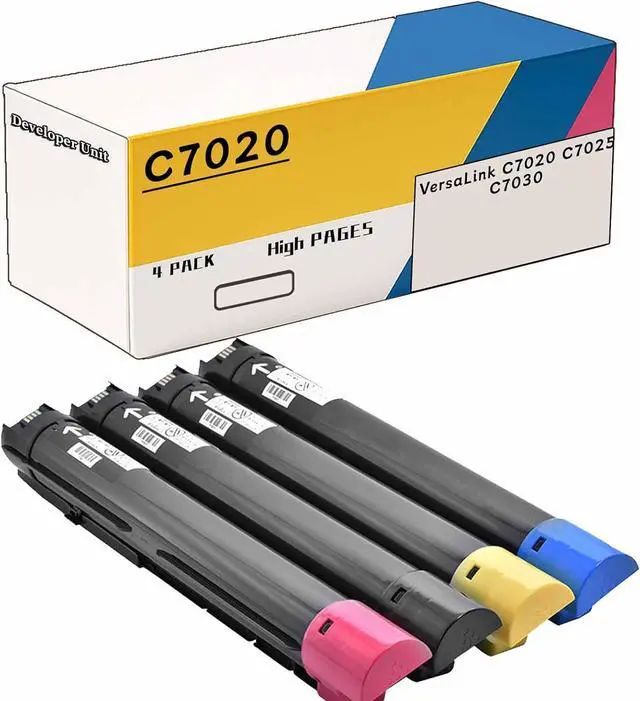 Main image of C7020 Developer Unit Compatible for Xerox VersaLink C7020 C7025 C7030 Printers 1Pack