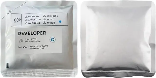 Main image of Compatible Developer Powder 450g for Models 560 7780 700 550 6680 C-60 C70 C75 C9070 J75 Carrier(450g Cyan)