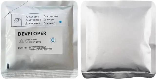 Main image of Compatible Developer Powder 1PC C5570 for IV C2270 3370 4470 5575 3375 2275 3300 3371 3373 Carrier 7525 7530 7535 7545 7556 7830(250g Cyan)