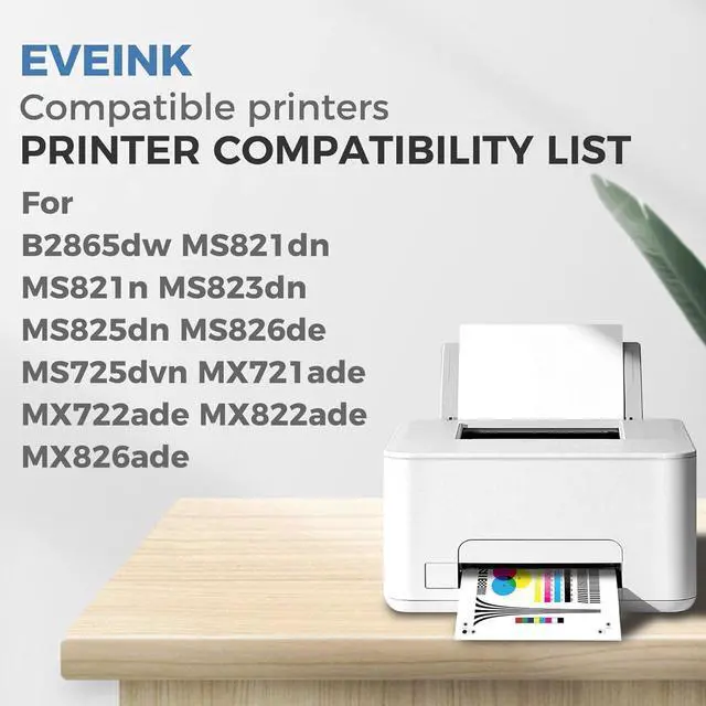 Alt view image 2 of 6 - 58D0Z00 Black Imaging Unit Replacement for Lexmark 58D0Z00 Imaging Unit Compatible with B2865dw MS821dn MS821n MS823dn MS825dn MS826de MS725dvn MX721ade MX722ade MX822ade MX826ade Printer