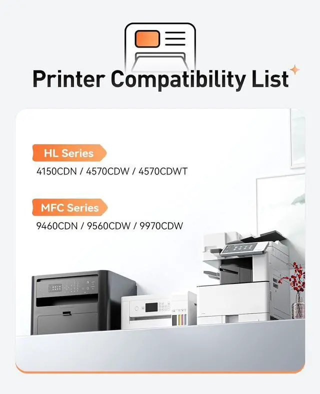 Alt view image 2 of 6 - DR310CL Drum Unit(Not Toner)Replacement Compatible for Brother DR-310CL Imaging Drum Work with Brother HL-4140CW HL-4570CDW HL-4570CDWT 4150CDN MFC-9560CDW MFC-9970CDW 9460CDN Laser Printer All-in-One