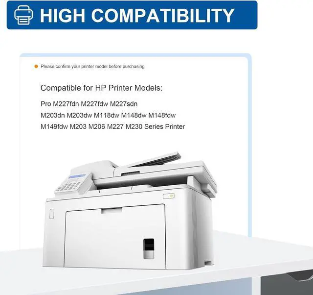 Alt view image 2 of 7 - 32A Imaging Drum High-Yield Replacement for HP 32A CF232A Drum M148dw M203dw M227fdw M118dw M148fdw M227fdn Printer 32A CF232A Drum 2-Pack