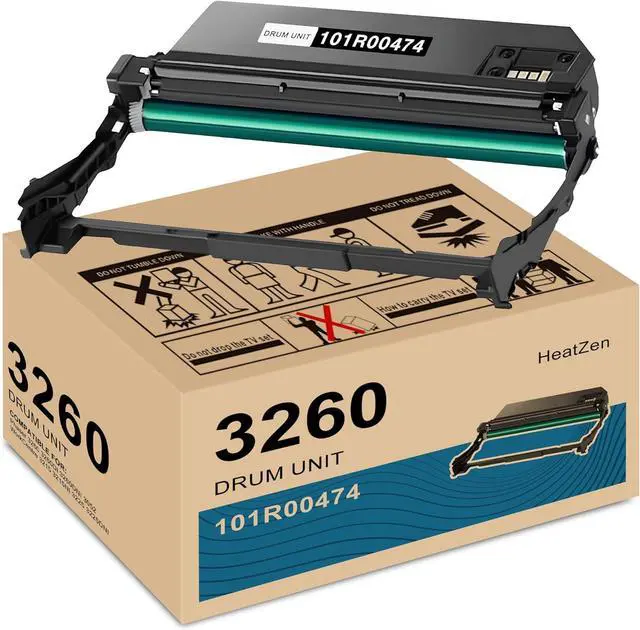 Phaser 3260/3052 WorkCentre 3215/3225 Drum Cartridge Replacement for Xerox 101R00474 Drum Unit for Phaser 3260 3260DI 3260DNI 3052 WorkCentre 3215 3215NI 3225 3225DNI Printer Ink, 1-Pack, 10,000 Pages