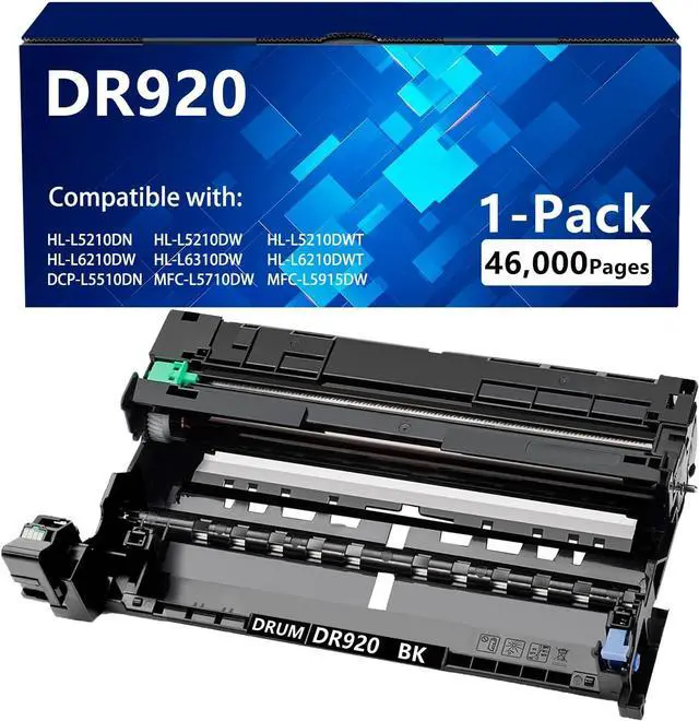 Main image of DR920 Drum Unit Compatible Replacement for Brother DR-920 DR 920 HL-L6210DW Drum Unit for MFC-L5915DW HL-L6310DW HL-L5210DN HL-L5210DW HL-L5210DWT HL-L5215DW Printer (1 Pack)
