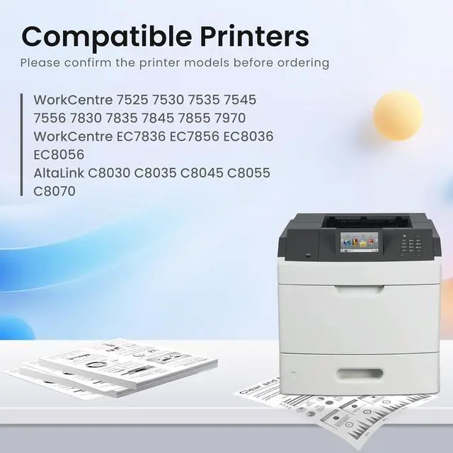 Alt view image 2 of 7 - GREENBOX (NO Toner Replacement 013R00662 High-Yield Drum Unit Compatible for Xerox WorkCentre 7525 7530 7535 7545 7556 7830 7835 7845 7855 7970 EC7836 EC7856 Printer (125,000 Pages, 1 Black)