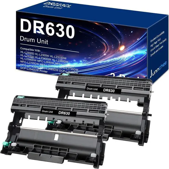 Main image of DR-630 DR630 Drum Unit Replacement for Brother DR630 DR-630 DR 630 Drum MFC-L2720DW DCP-L2520DW DCP-L2540DW HL-L2300D HL-L2305W HL-L2320D HL-L2340DW HL-L2380DW Printer (2-Pack)