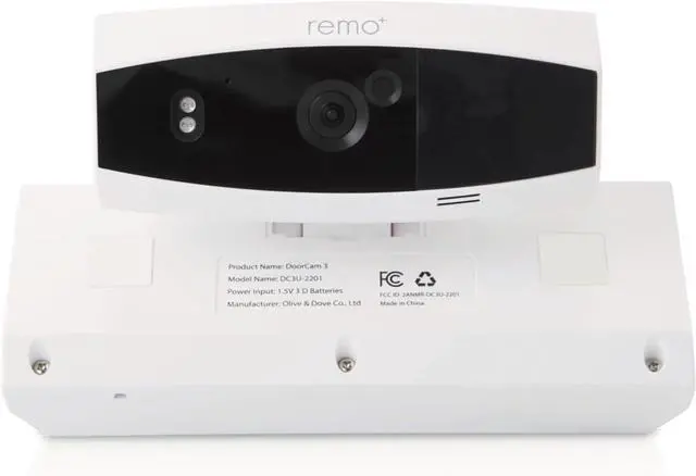 Main image of Remo+ DoorCam 3 Over-The-Door Wireless Security Camera, 3-Day Rolling Video Storage with No Subscription, 1080p Video, Night Vision, 2-Way Talk, AI with Human Detection & Alexa Compatibility