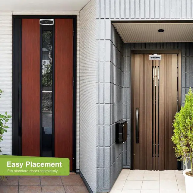 Alt view image 3 of 7 - Remo+ DoorCam 3 Over-The-Door Wireless Security Camera, 3-Day Rolling Video Storage with No Subscription, 1080p Video, Night Vision, 2-Way Talk, AI with Human Detection & Alexa Compatibility