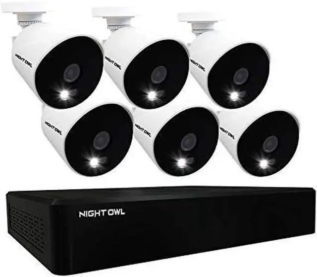 Main image of Night Owl CCTV Video Home Security Camera System with 6 Wired 1080p HD Indoor/Outdoor Cameras with Night Vision (Expandable up to a Total of 16 Wired Cameras) and 1TB Hard Drive