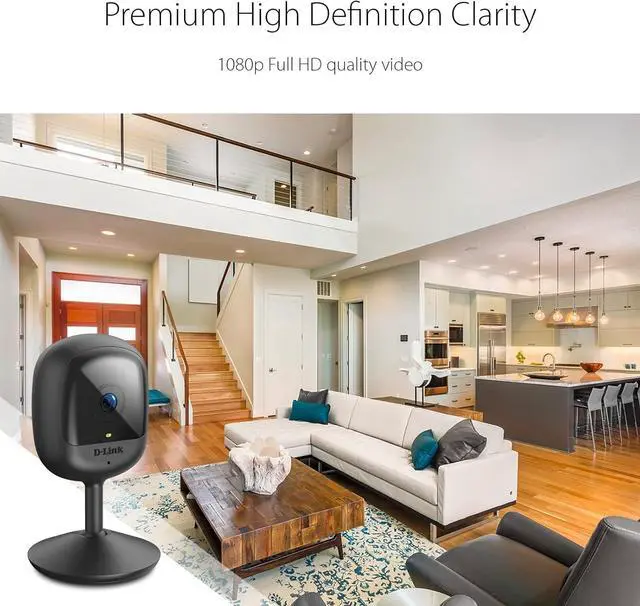 Alt view image 5 of 7 - D-Link Pro Series Compact Full HD Pro Wi-Fi Camera w/Full HD 1080p Resolution, Sound & Motion Detection, 2-Way Audio, Cloud & Local Recording, Night Vision (DCS-6100LHV2)