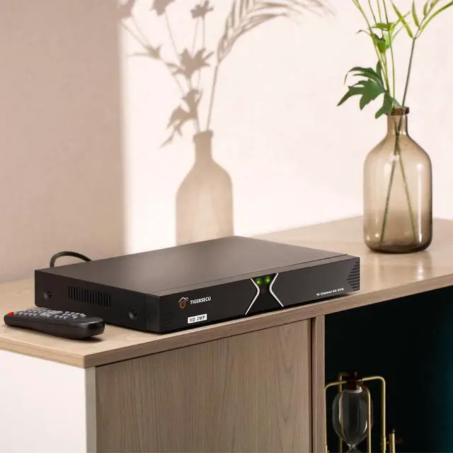 Alt view image 3 of 7 - TIGERSECU Super HD 1080P 16 Channel DVR Security Recorder with 4TB Hard Drive, Hybrid 6-in-1 CCTV DVR Recorder Compatible with 2MP and 5MP TVI, AHD, CVI, Analog, RS485 PTZ and IP Cameras