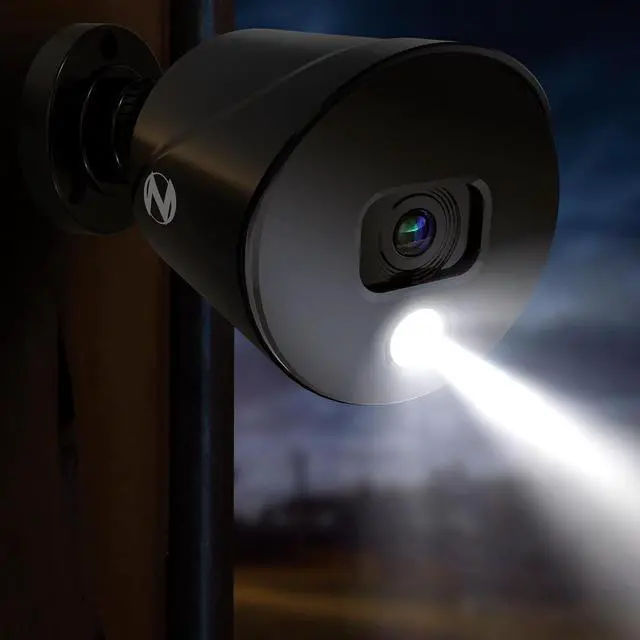 Alt view image 5 of 6 - Night Owl Wired 1080p HD Indoor/Outdoor Add On Spotlight Cameras (2-Pack) (Requires Compatible DVR - Sold Separately)