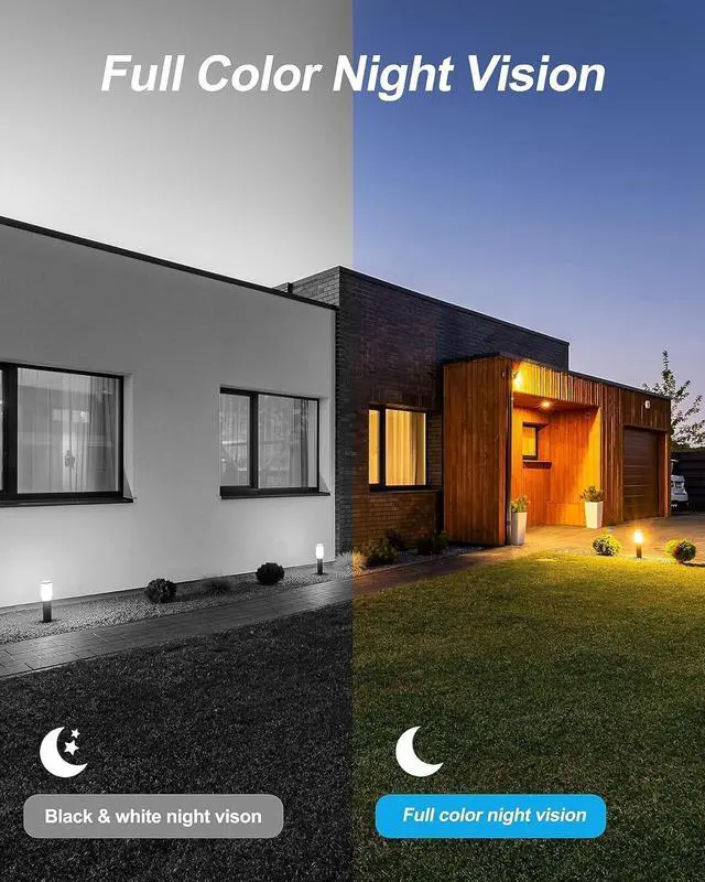 Alt view image 6 of 6 - Swann Home Security Camera, POE Cat5e NVR 4K HD Video, Indoor Outdoor Wired Surveillance CCTV, Color Night Vision, Heat Motion Detection, Flashing LED Lights, Advanced Analytics in Each Cam, 900BE