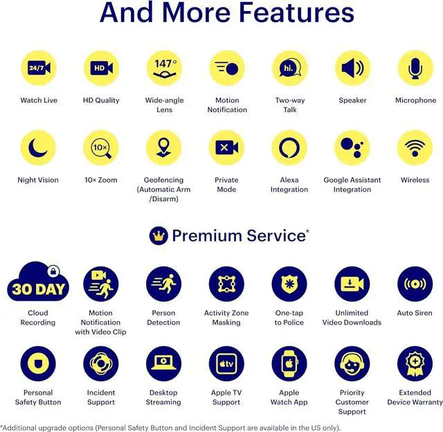 Alt view image 6 of 7 - View Indoor Home Security Camera 1080p HD WiFi IP | 24/7 Watch Live Video, Motion Alerts, Two-Way Talk, Night Vision, 10x Zoom, Private Mode, Works with Alexa, Google Assistant and More