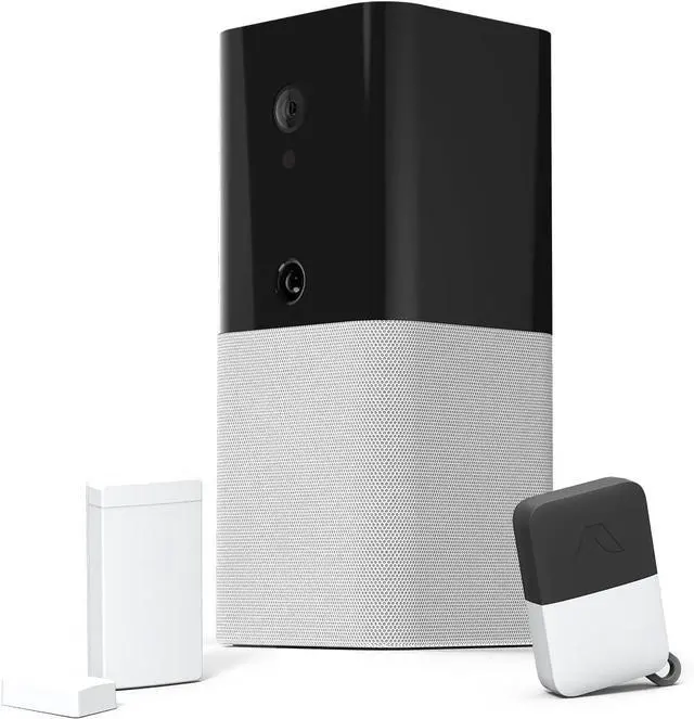 Main image of Abode Iota All-in-One Security Kit with Integrated Camera, Alarm, Key Fob, Motion & Door/Window Sensors - DIY Installation - Optional Professional Monitoring - Works with HomeKit, Alexa & Google Home