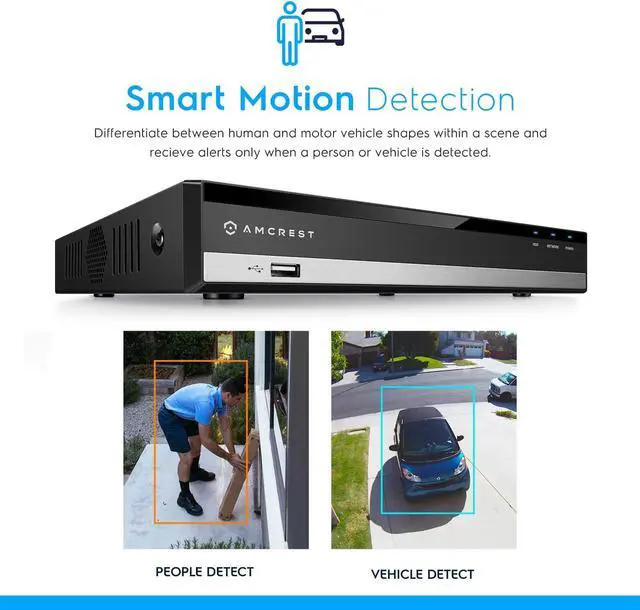 Alt view image 3 of 7 - Amcrest 5MP UltraHD 8 Channel DVR Security Camera System Recorder, 5MP Security DVR for Analog Security Cameras, Remote Smartphone Access, HDD & Cameras NOT Included (AMDV5M8)