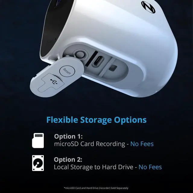 Alt view image 7 of 7 - Night Owl Wire Free 2K HD Indoor/Outdoor Deterrence Cameras with 2-Way Audio (3-Pack)