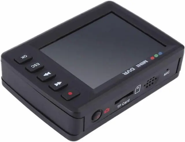 Alt view image 3 of 7 - Anysun Angel Eye Mini DVR Camera 2.5" LCD Portable Mini Motion Detection DV Video Recording System Button Video Recorder Updage Update KS- 750A with Remote Control