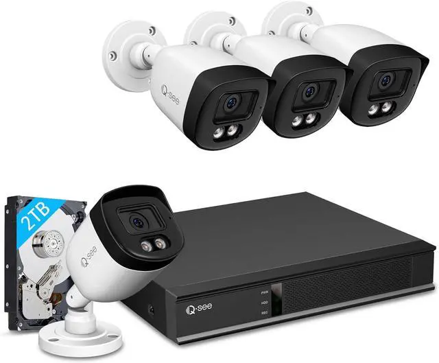 Main image of Gadpiparty 5MP Security Camera System Wired with 110ft Color Night Vision, Human Vehicle Detection, 8CH DVR Waterproof Cameras for Outdoor 24/7 Recording, Remote Access