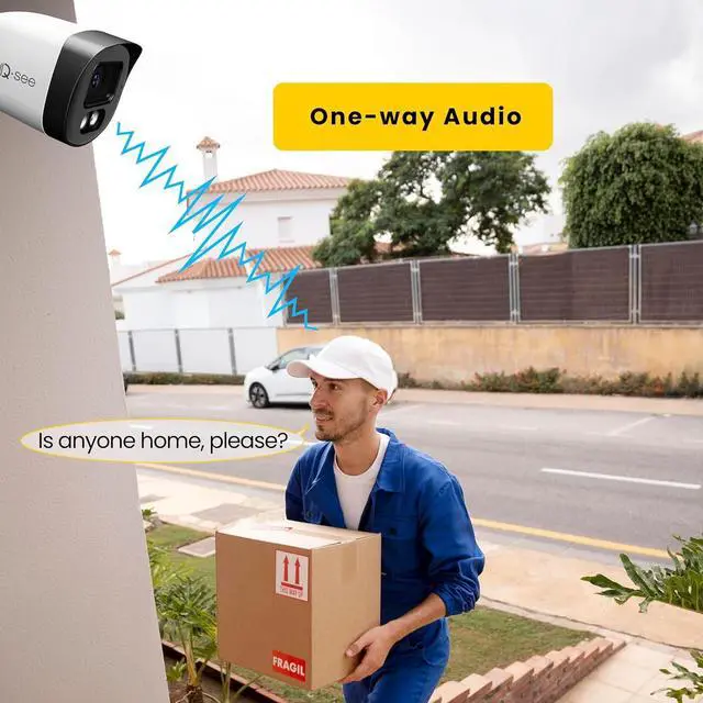 Alt view image 7 of 7 - Gadpiparty 5MP Security Camera System Wired with 110ft Color Night Vision, Human Vehicle Detection, 8CH DVR Waterproof Cameras for Outdoor 24/7 Recording, Remote Access