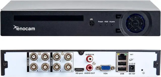 Main image of 8CH 1080N Hybrid 5-in-1 AHD DVR (1080P NVR+1080N AHD+960H Analog+TVI+CVI) Standalone DVR CCTV Surveillance Security System Video Recorder Motion Detection HDD & Cameras not Included