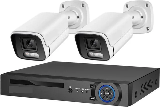Set Surveillance Video Recorder 6MP 3K Wireless PTZ Camera Dual