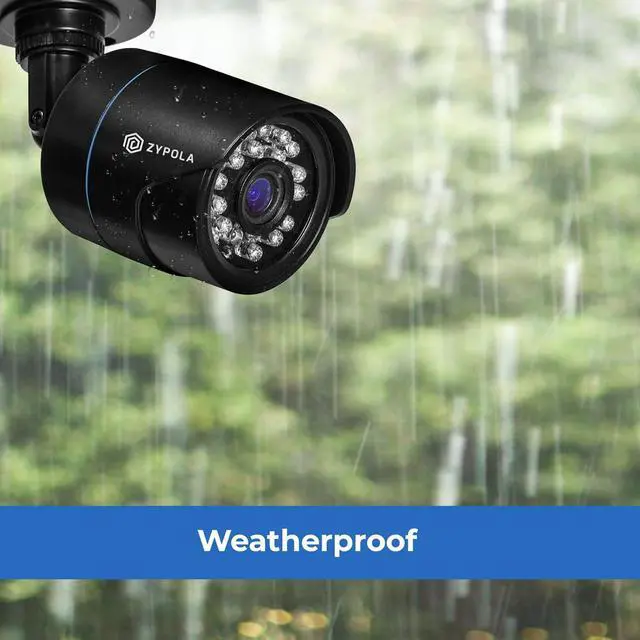 Alt view image 4 of 7 - Gadpiparty Zypola® 8 Channel 4 Camera Outdoor Wired CCTV System, 1080p Full HD, 130 ft Infrared Night Vision, WDR & DNR, H.265, Pre-Installed 1 TB HDD