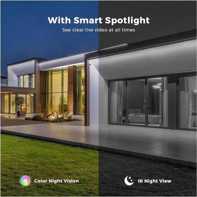 Alt view image 5 of 6 - 6K 15MP Three Lens Three Screens PTZ WiFi IP Camera AI Human Detection 2.4Ghz & 5Ghz WiFi Smart Outdoor Surveillance Camera
