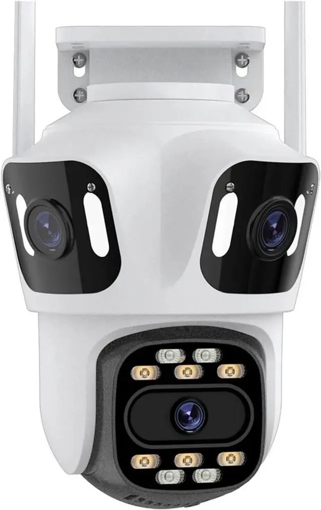 Main image of WiFi Camera 6K 8MP HD Outdoor Three Lens Three Screen Auto Tracking Security Protection PTZ Camera 4K Video Surveillance iCsee