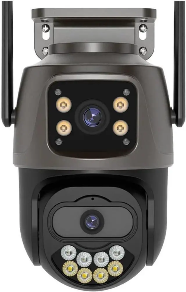 Main image of Three Lens Three Screen IP Camera WiFi External Dual Lens Auto Track 15MP Security PTZ Camera 4K HD Video Surveillance