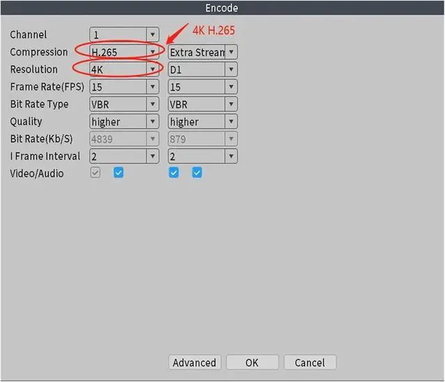 Alt view image 6 of 6 - 8MP 4K IP Camera Vandal-Proof Waterproof Outdoor Dome POE Camera System Audio Record Motion Detection H.265(3.6mm,POE48V 4MP)