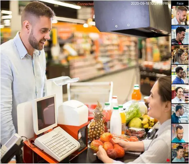 Alt view image 2 of 5 - 8MP 4K POE IP Camera Explosion-Proof Outdoor Face Detection H.265 Metal Dome CCTV Security Video Surveillance(3.6mm,8MP POE AI Camera)