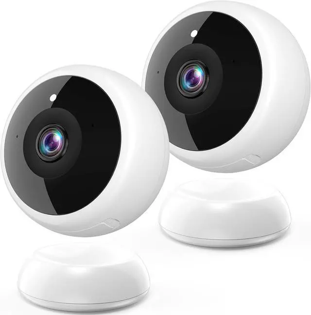 Main image of Magnetic Security Camera Wireless - 2Pack AI Motion Detection, 2K HD Video, Battery Powered, Ease of Setup, 2-Way Audio,IR Color Night Vision, Waterproof, Outdoor & Indoor Surveillance