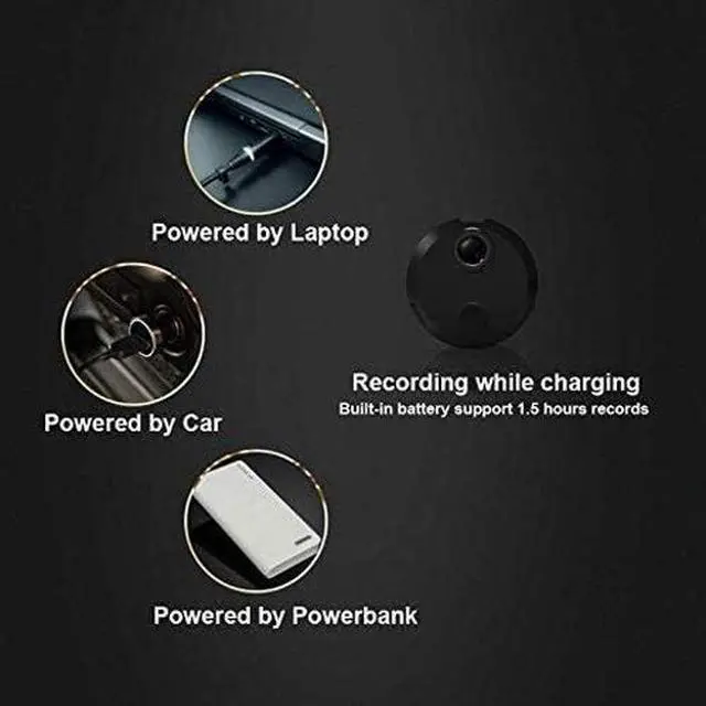 Alt view image 5 of 7 - Gadpiparty XHMCDZ Mini Spy Camera WiFi Hidden Camera Wireless HD 1080P Indoor Home Small Spy Cam Security Cameras/Nanny Cam with Motion Detection/Night Vision