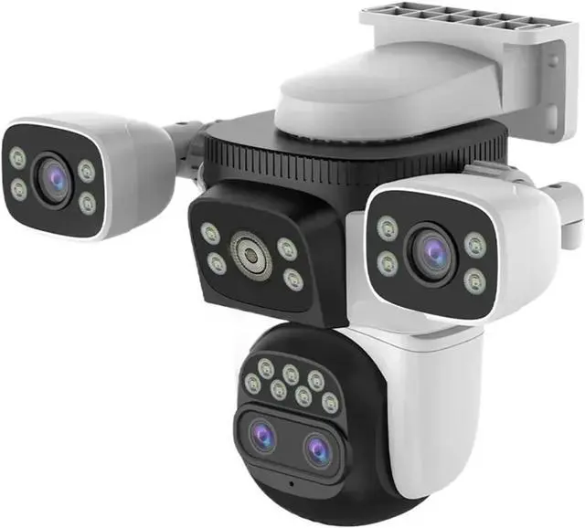 Main image of 20MP 10X Zoom Four Screens WiFi IP Camera Wireless Outdoor 10K Four Lens PTZ Human Auto Tracking Surveillance Cameras