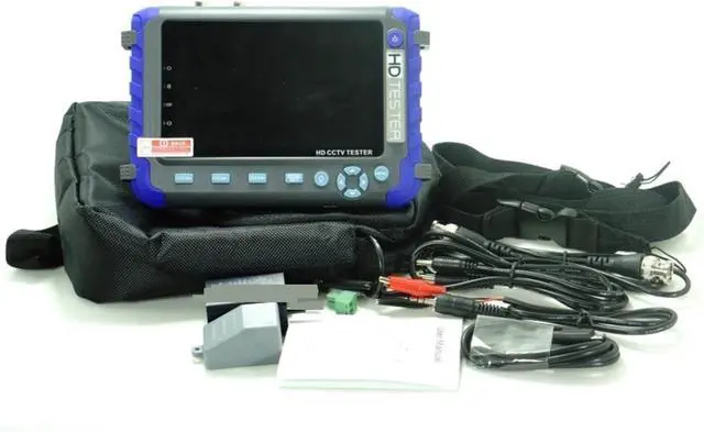 Alt view image 4 of 6 - CCTV Tester, IV8C CCTV Camera Monitor Professional Testing Tool 5 Inch Display 8MP AHD TVI CVI CVBS Tester PTZ