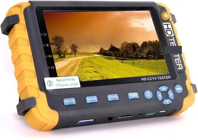 Main image of CCTV Tester, IV8W CCTV Tester Monitor for 8MP AHD TVI CVI CVBS Camera Testing RS485 PTZ Control VGA Input UTP Cable(IV8W with VGA)