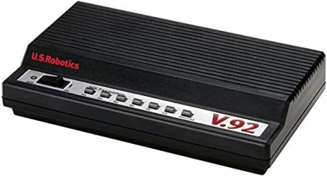 Main image of US Robotics V.92 USR5686E External Modem + Fax, 56K