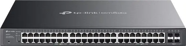 Main image of 48 Port PoE Gigabit Switch(SG2452LP) | 32 PoE+ Ports, 16 Non-PoE Ports, 4 SFP Ports | 230W Budget | Omada Full Managed | Fanless | L2 Managed | VLAN, ZTP, LAG, PoE Recovery | 5-Year Warranty