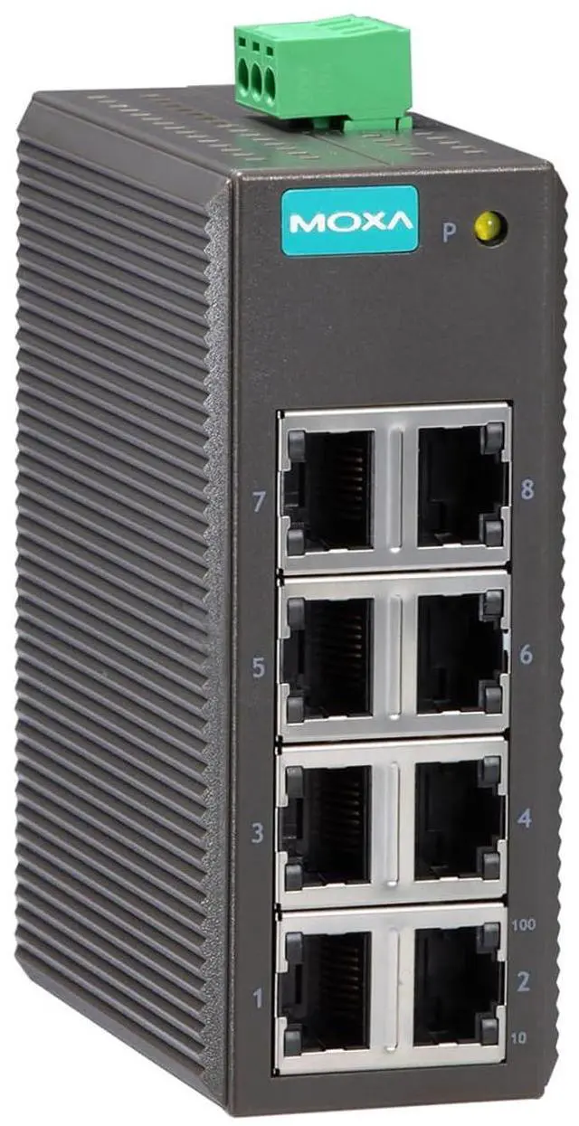 Main image of MOXA EDS-208 8-Portentry-Level Unmanaged Ethernet Switches | EDS-208Series