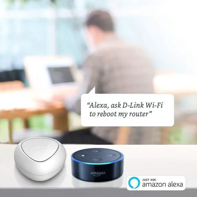 Alt view image 5 of 7 - D-Link Covr Ac1200 Whole Home Mesh Wi-Fi System with Voice Control W/Amazon Alexa Or Google Assistant, 5500 Sq.Ft. Coverage, 3-Pack (Covr-C1213)